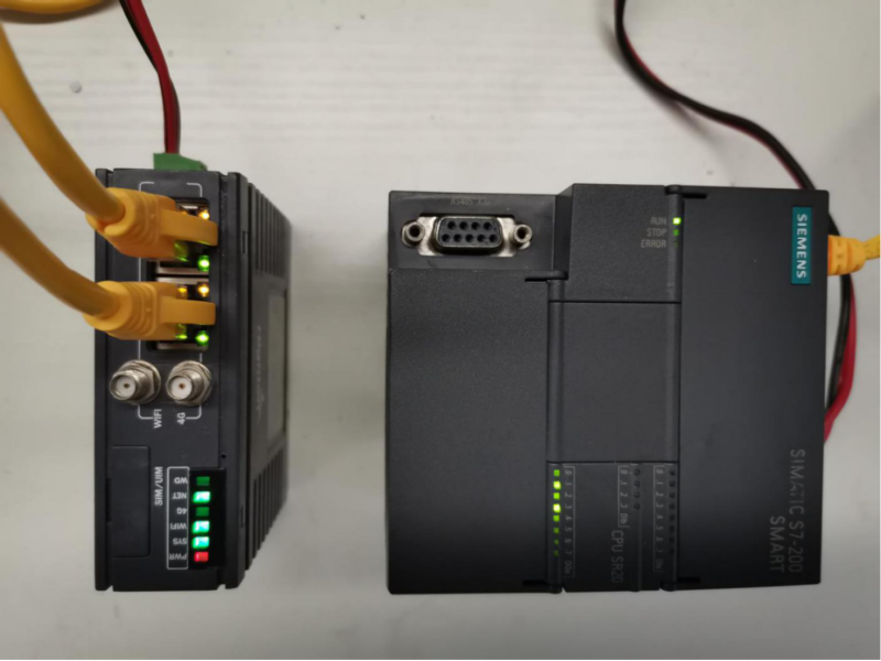 evo视讯官网智通网关连接plc示意图